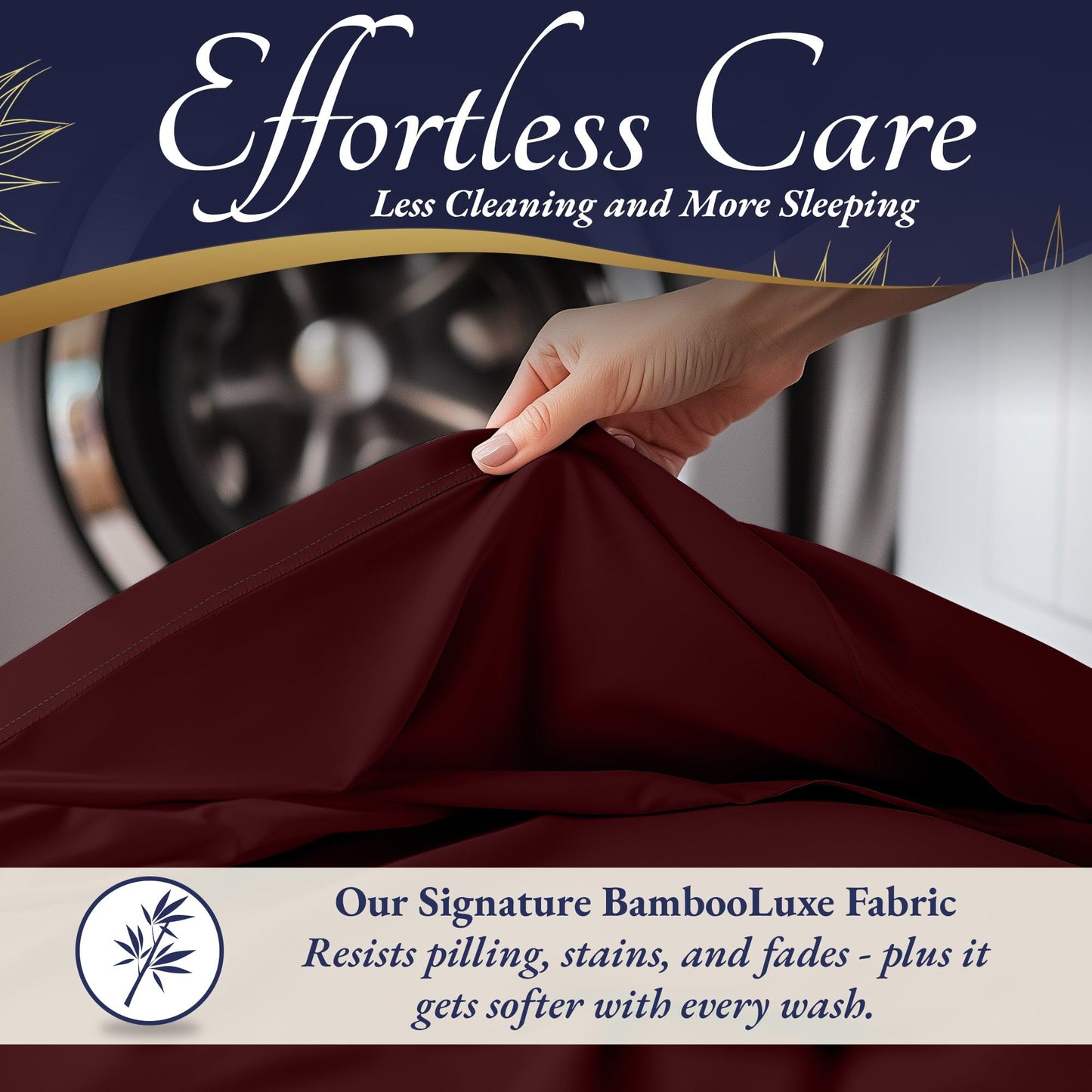 Bamboo Sheet Set - Burgundy