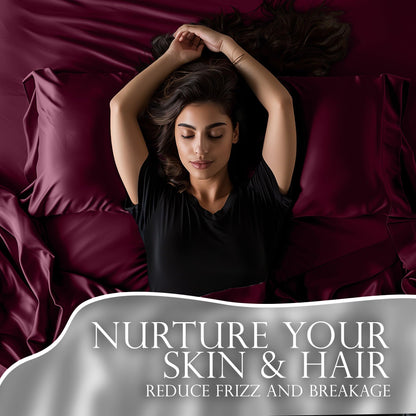 Satin Sheet Set - Rosewood