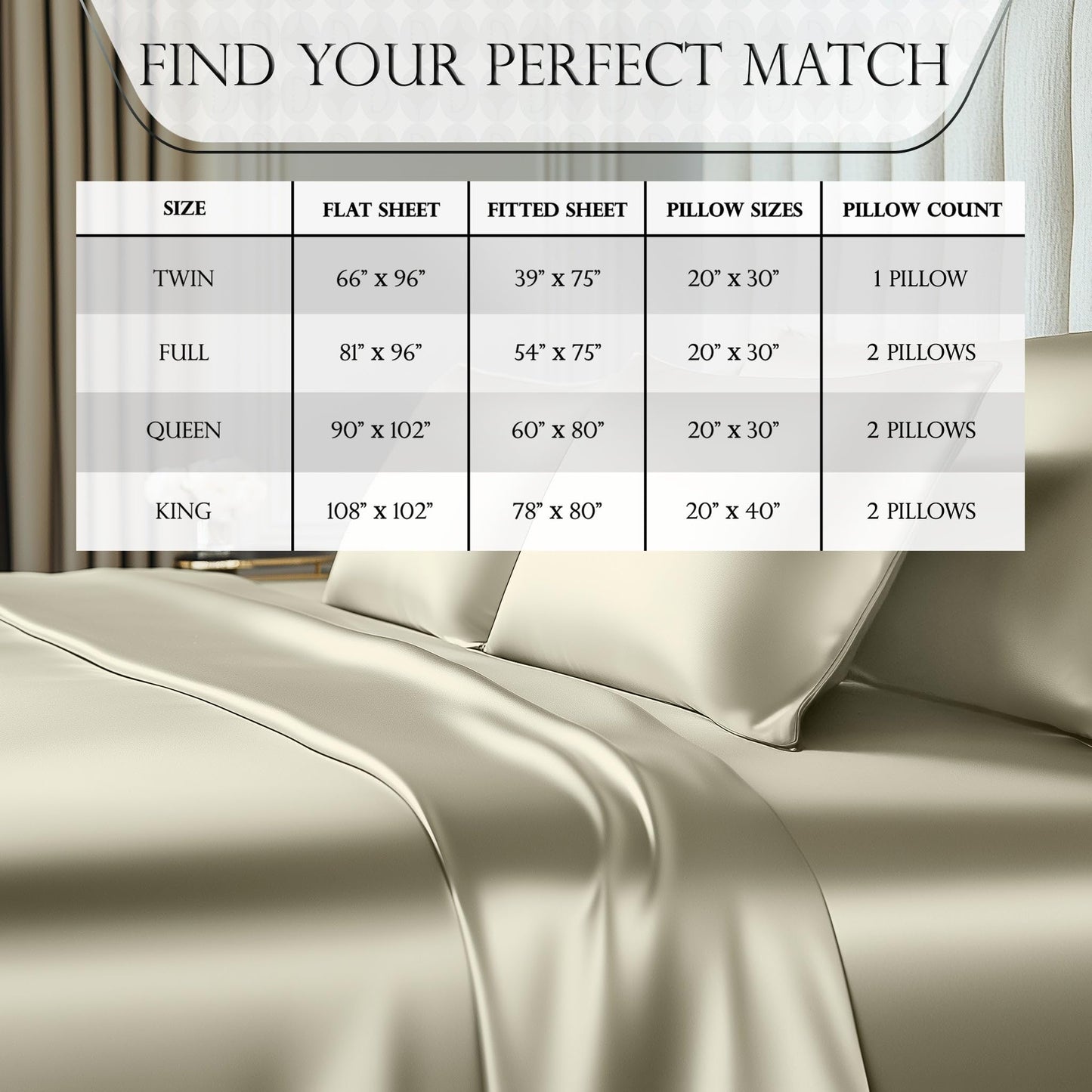 Satin Sheet Set - Taupe