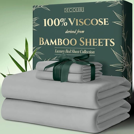 Bamboo Sheet Set - Light Grey