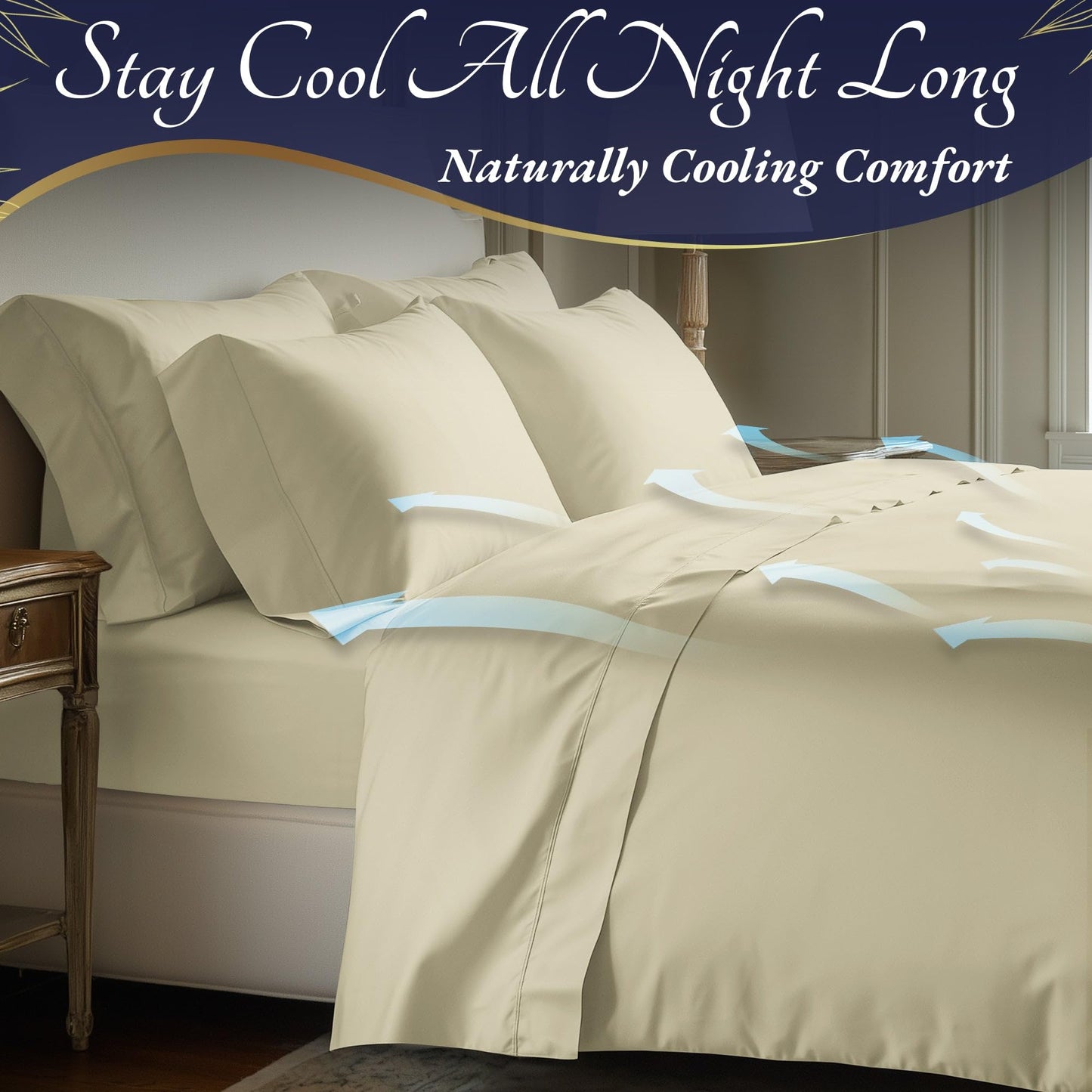 Bamboo Sheet Set - Creme