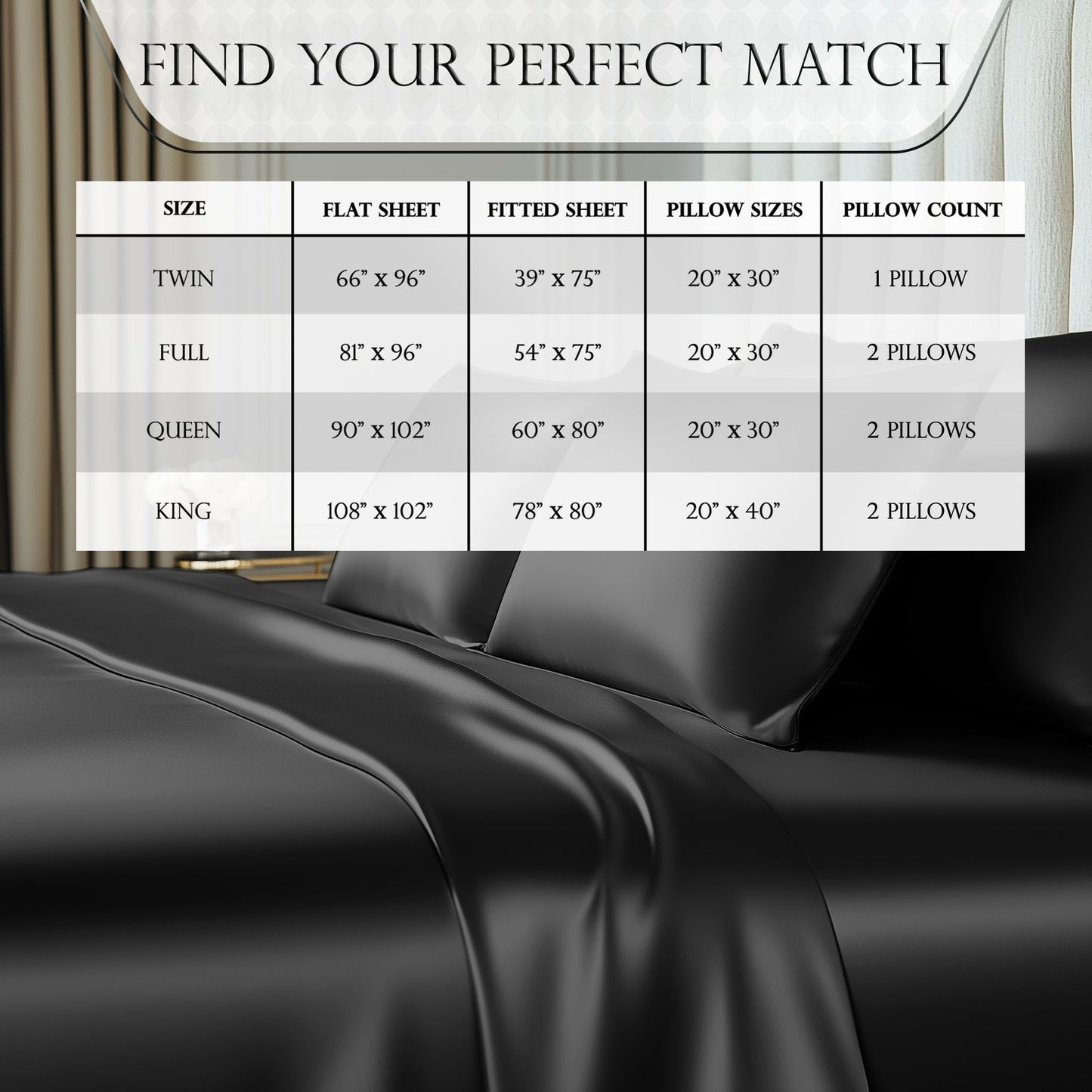 Satin Sheet Set - Stone Grey