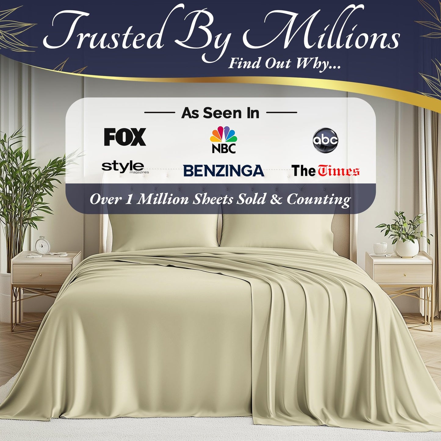 Bamboo Sheet Set - Creme