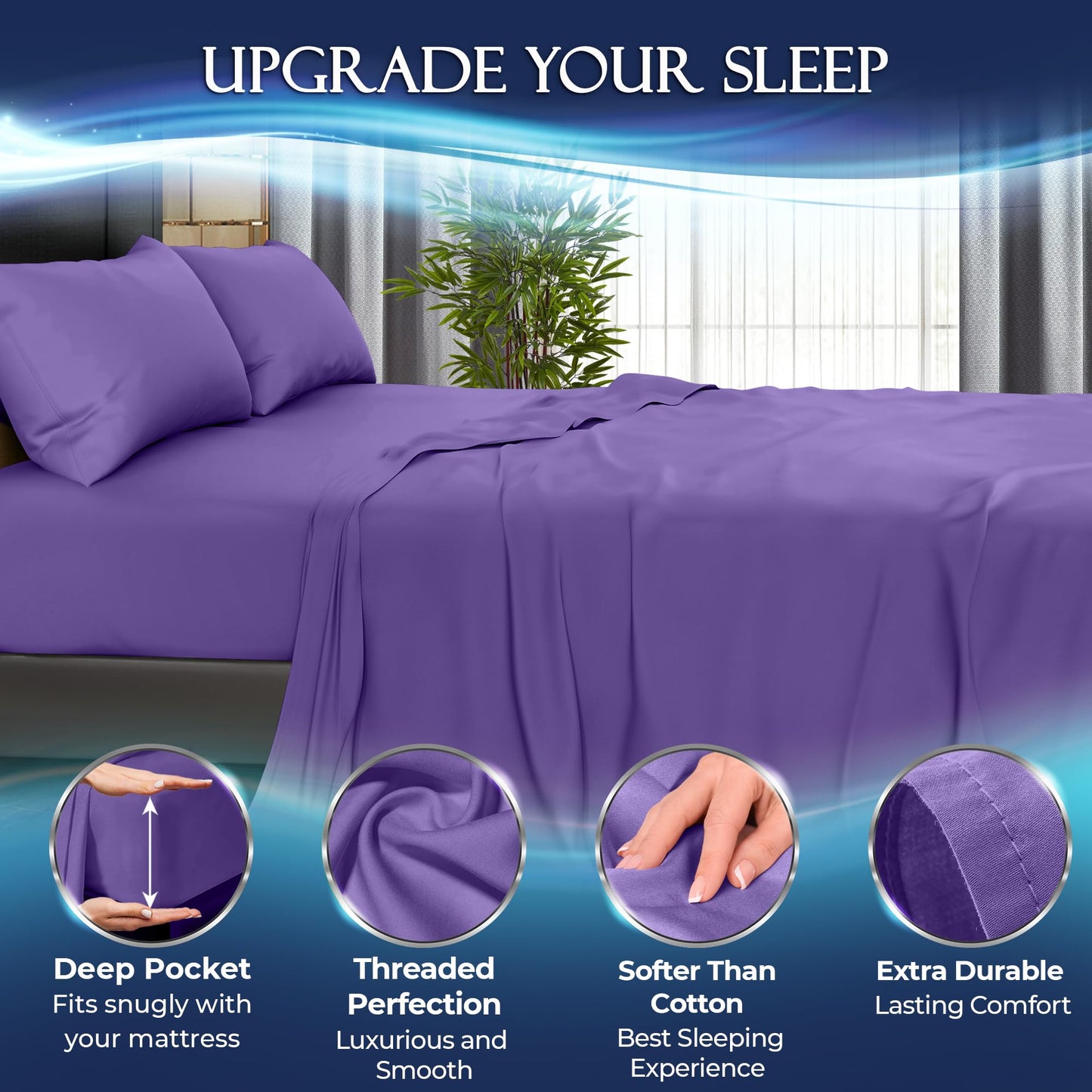 Cooling Sheet Set - Regal Purple