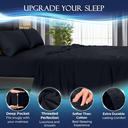 Cooling Sheet Set - Midnight Black