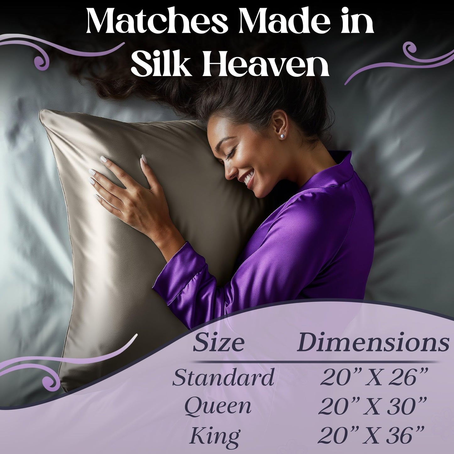 Silk Sleep Pillowcase - Champagne