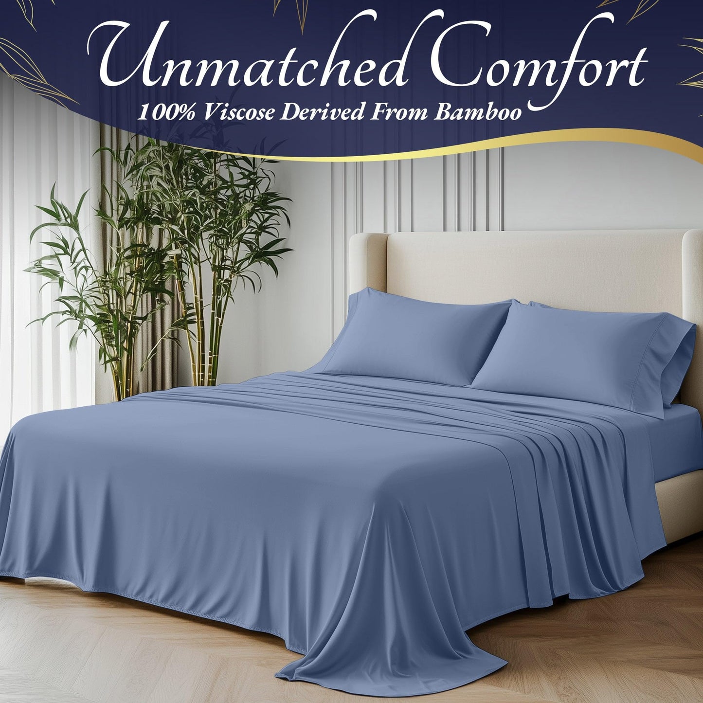 Bamboo Sheet Set - Light Blue