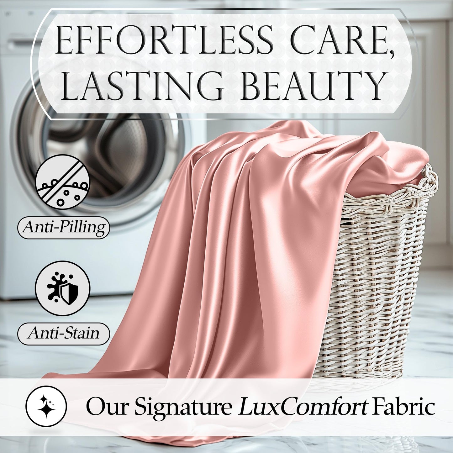 Satin Sheet Set - Blush Pink