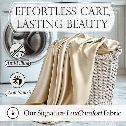 Satin Sheet Set - Ivory