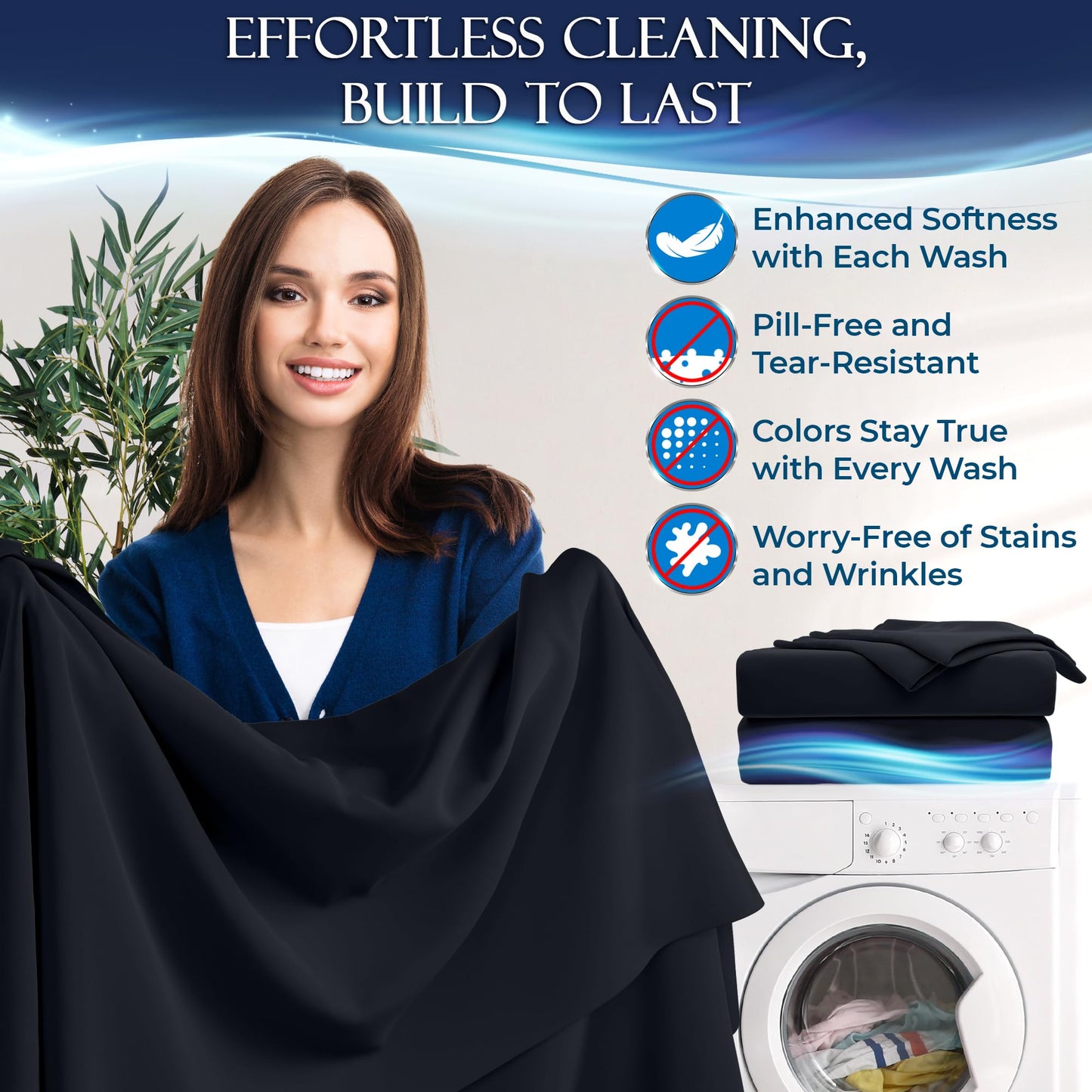 Cooling Sheet Set - Midnight Black