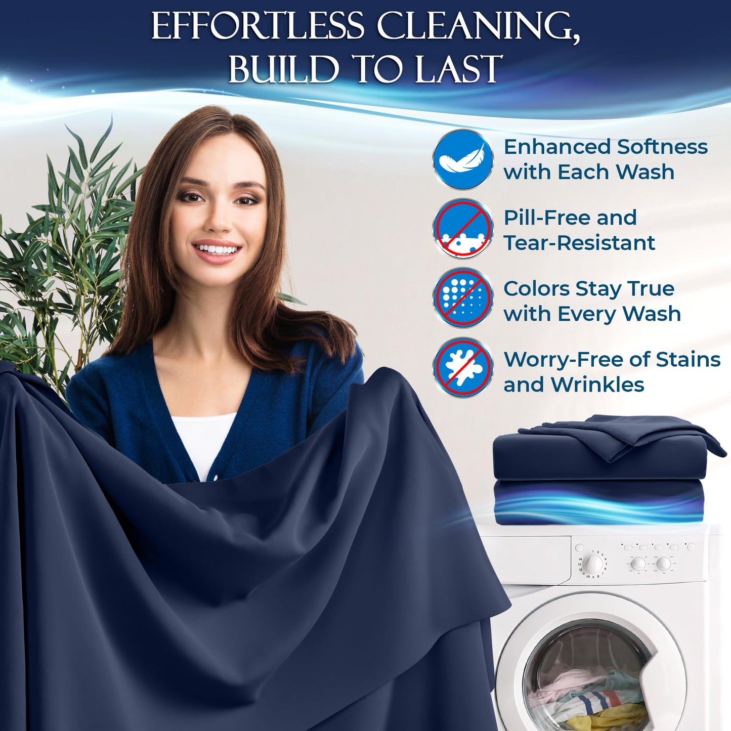Cooling Sheet Set - Navy Blue