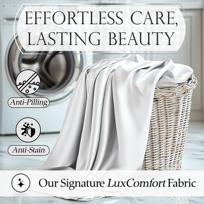 Satin Sheet Set - White