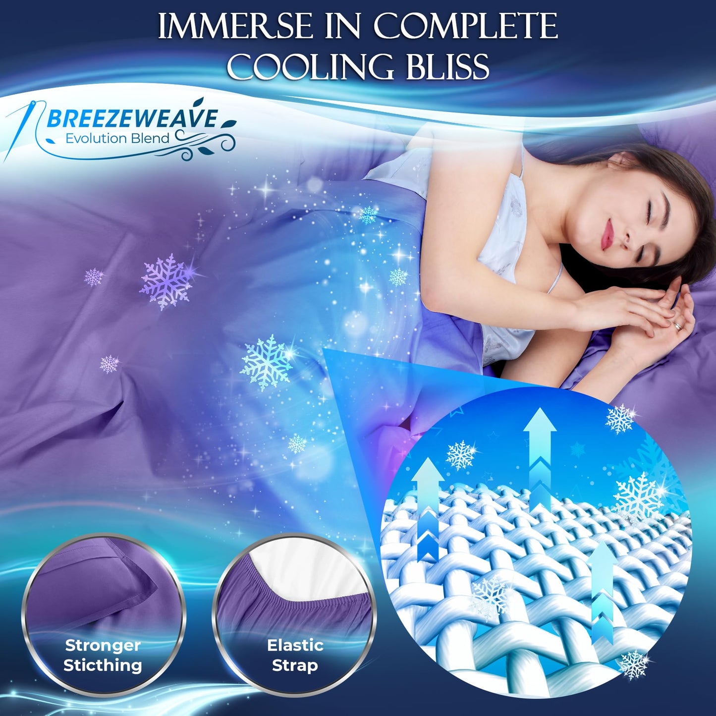 Cooling Sheet Set - Regal Purple