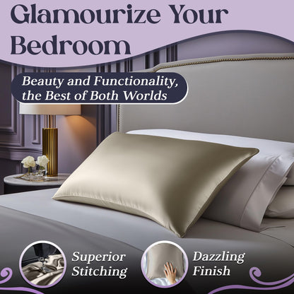 Silk Sleep Pillowcase - Champagne