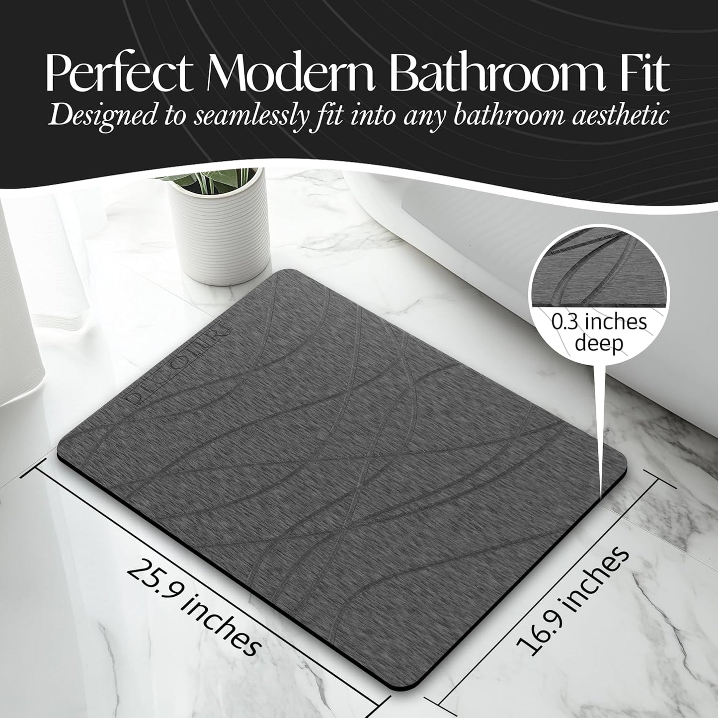 Stone Bath Mat
