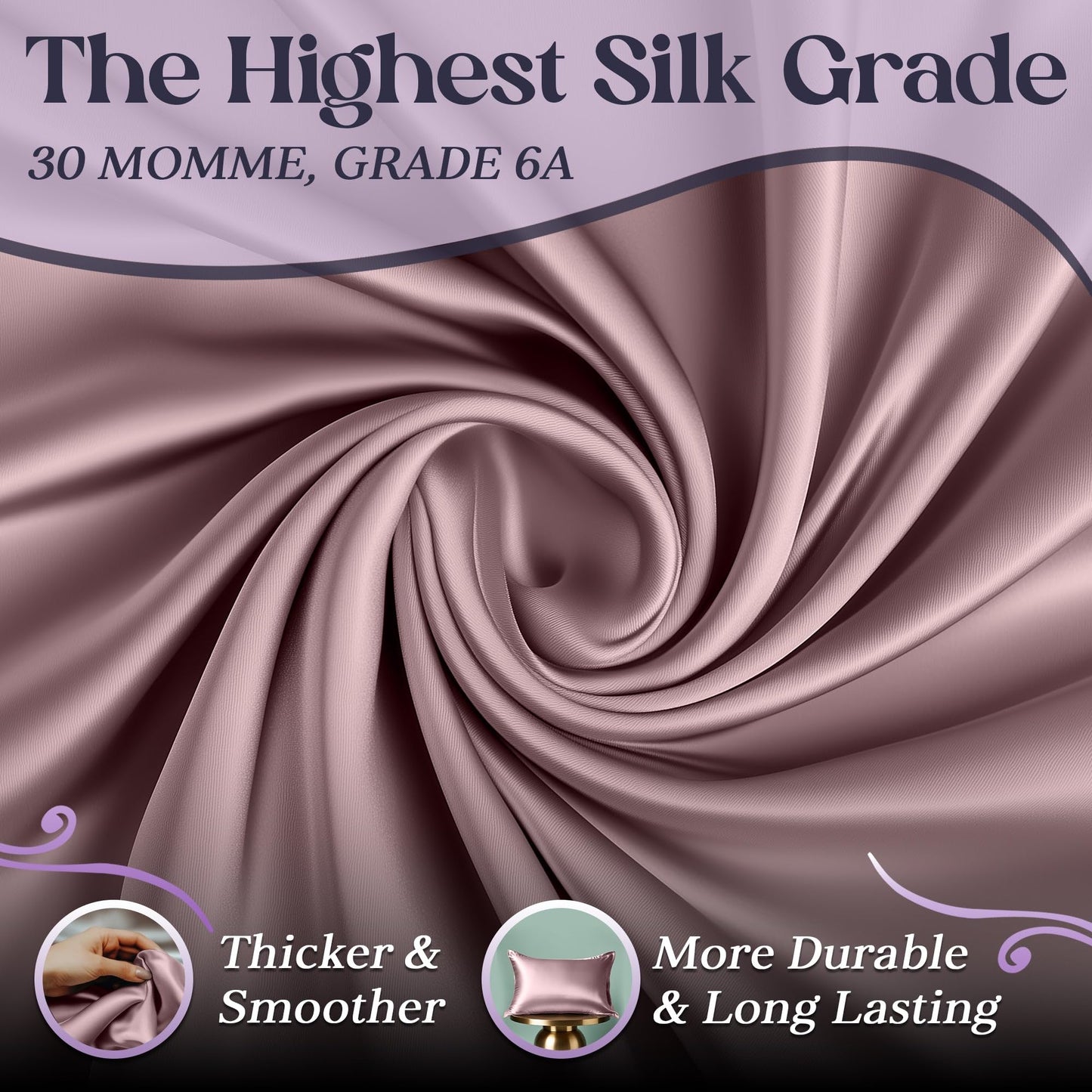 Silk Sleep Pillowcase - Coral