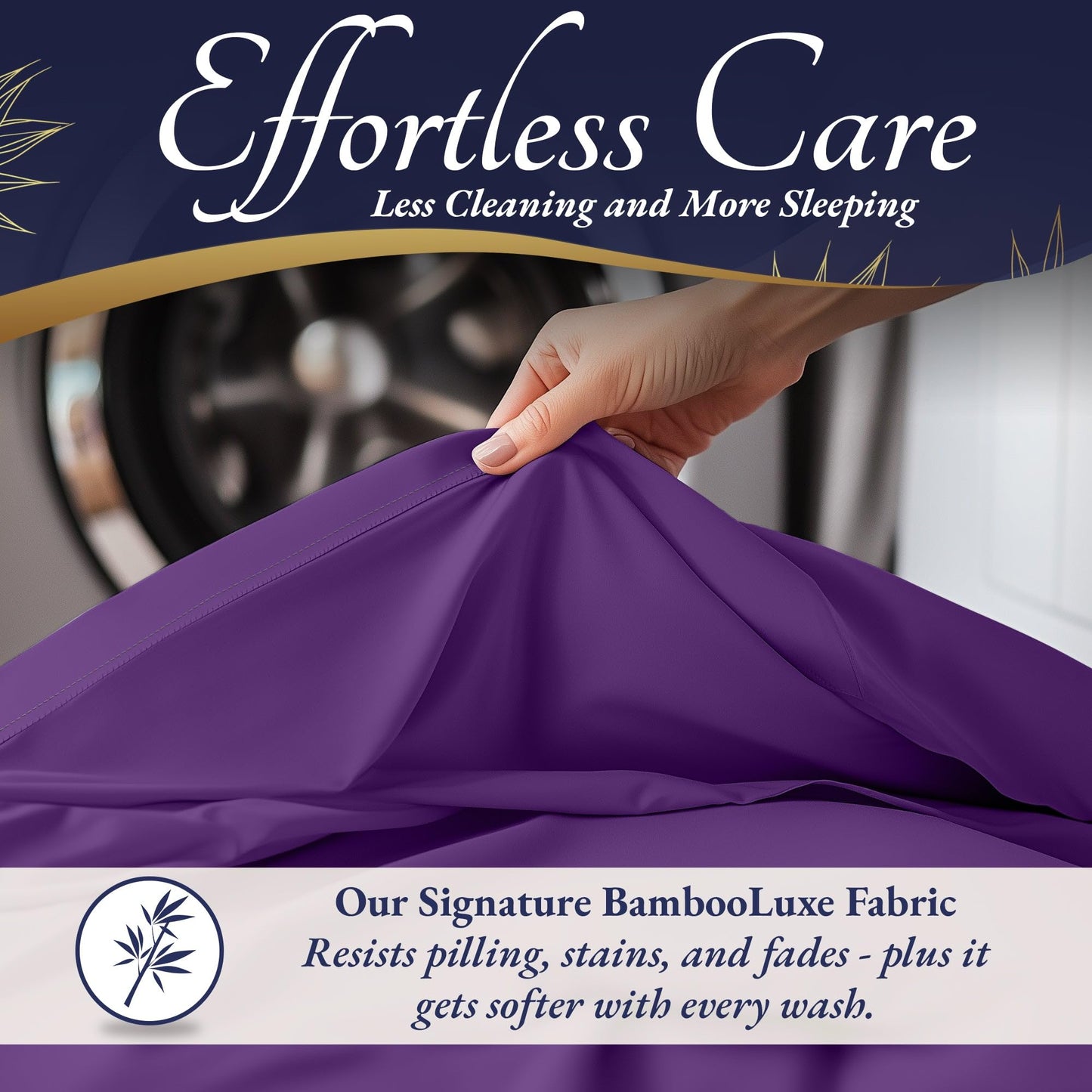 Bamboo Sheet Set - Purple