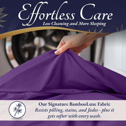 Bamboo Sheet Set - Purple