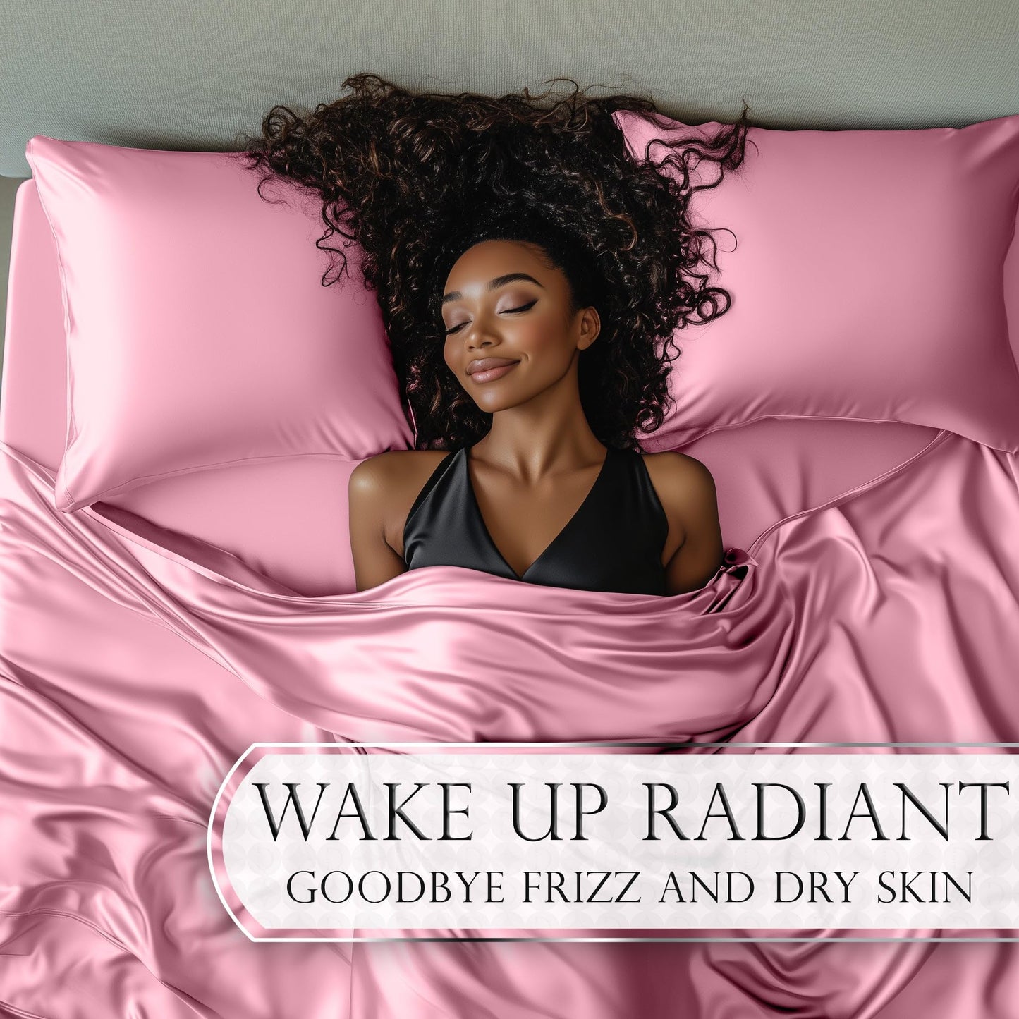 Satin Sheet Set - Pink