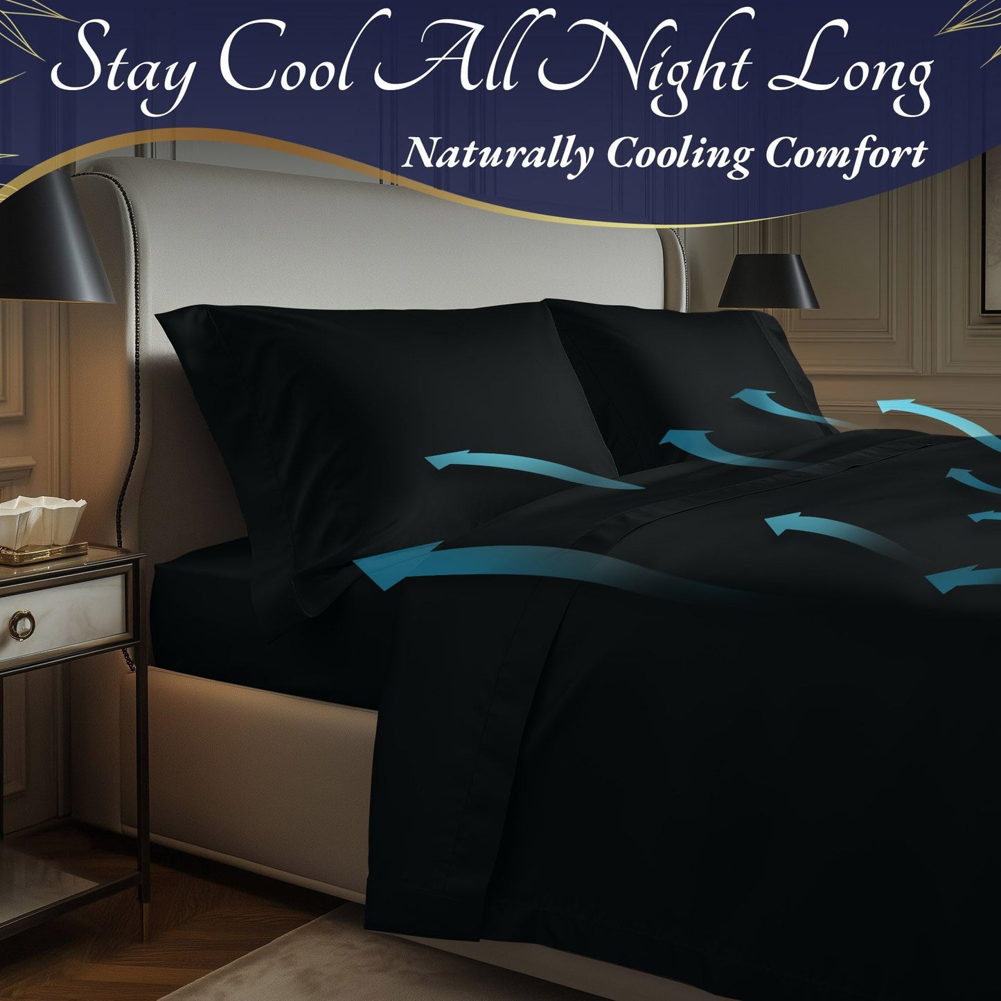 Bamboo Sheet Set - Black