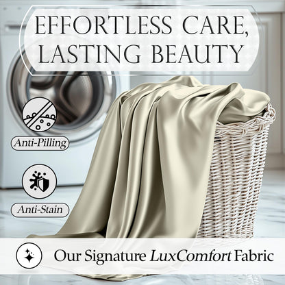 Satin Sheet Set - Taupe