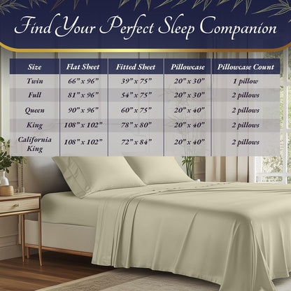 Bamboo Sheet Set - Creme