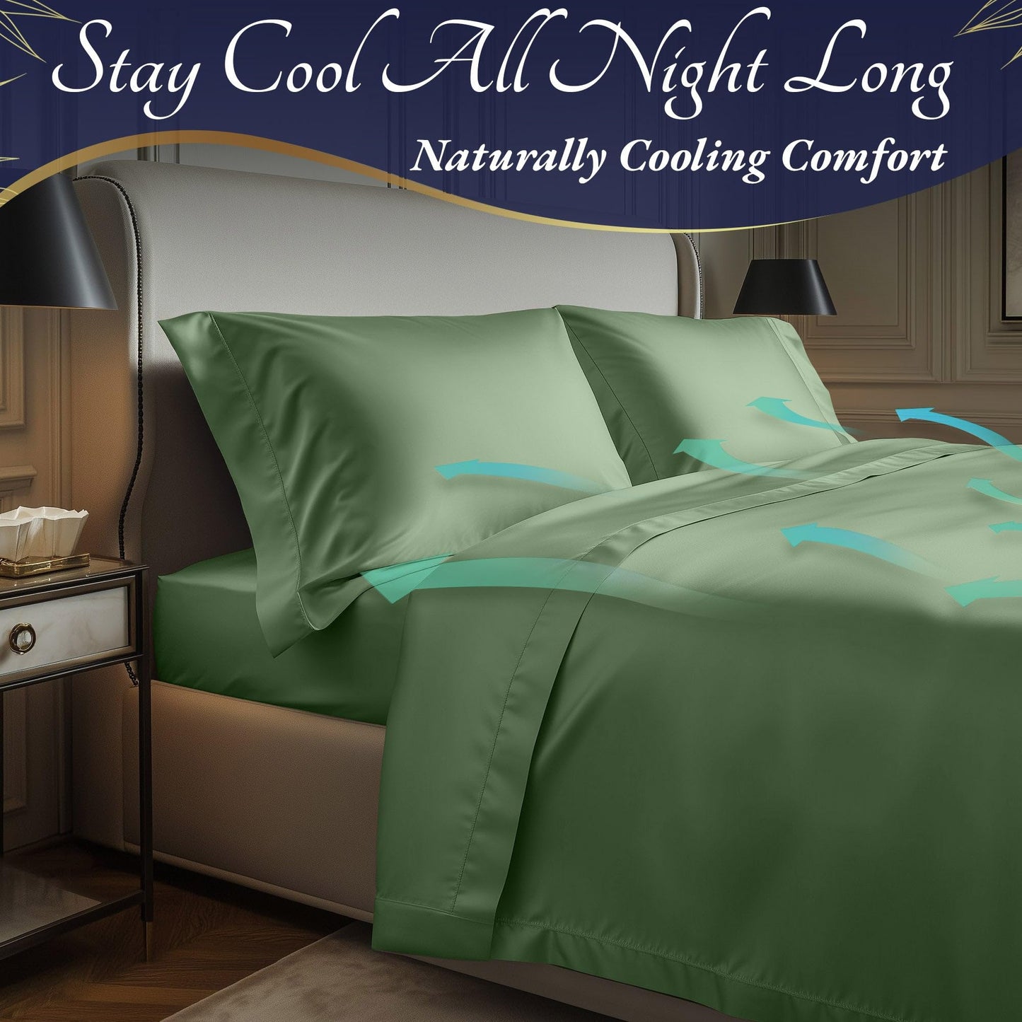 Bamboo Sheet Set - Sage Green