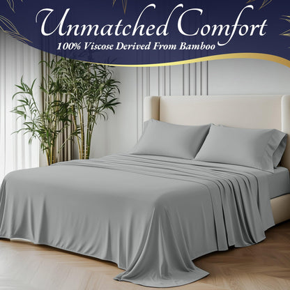 Bamboo Sheet Set - Light Grey