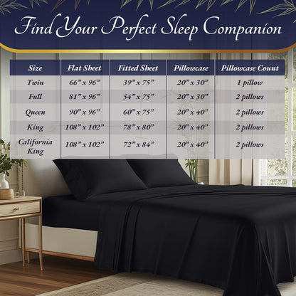 Bamboo Sheet Set - Charcoal