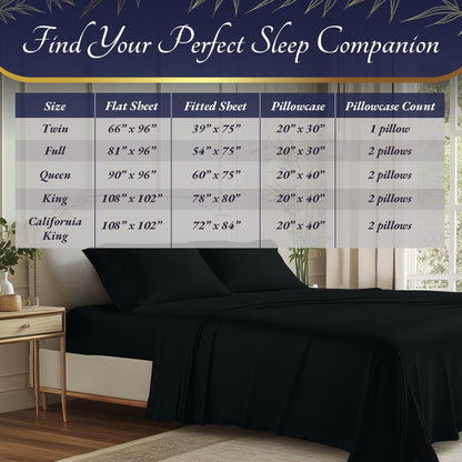 Bamboo Sheet Set - Black
