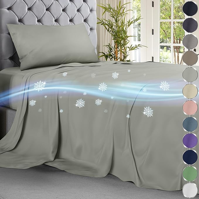 Cooling Sheet Set - Light Grey