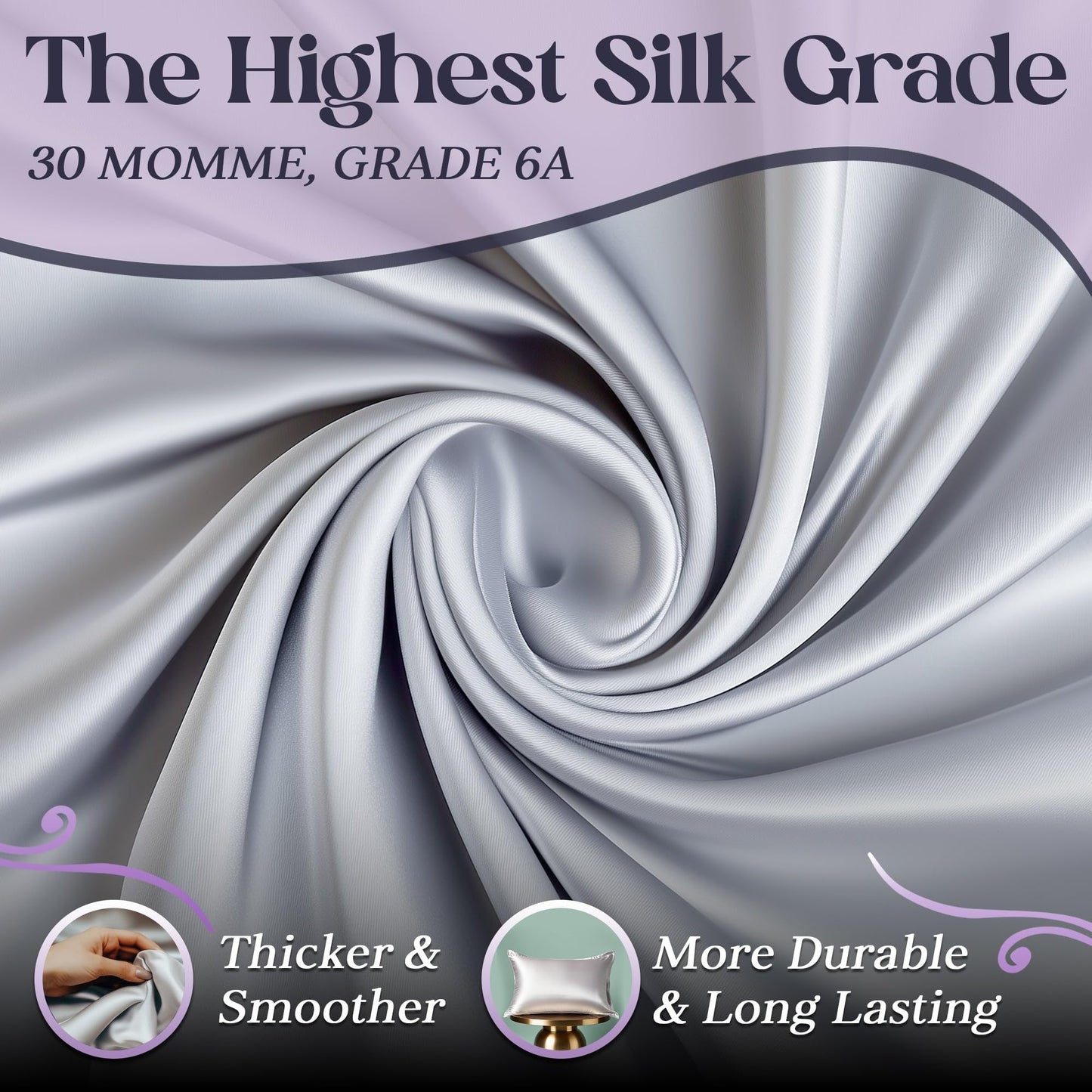 Silk Sleep Pillowcase - White