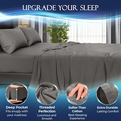 Cooling Sheet Set - Cool Grey
