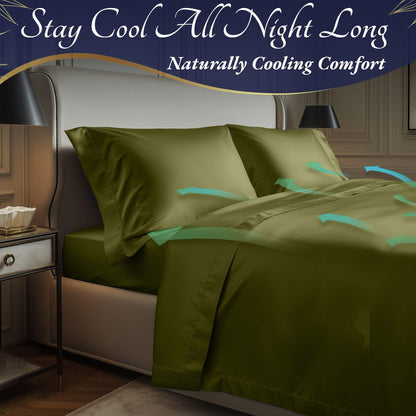 Bamboo Sheet Set - Light Olive