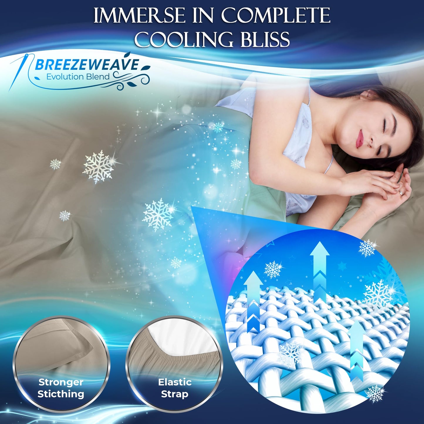 Cooling Sheet Set - Beige