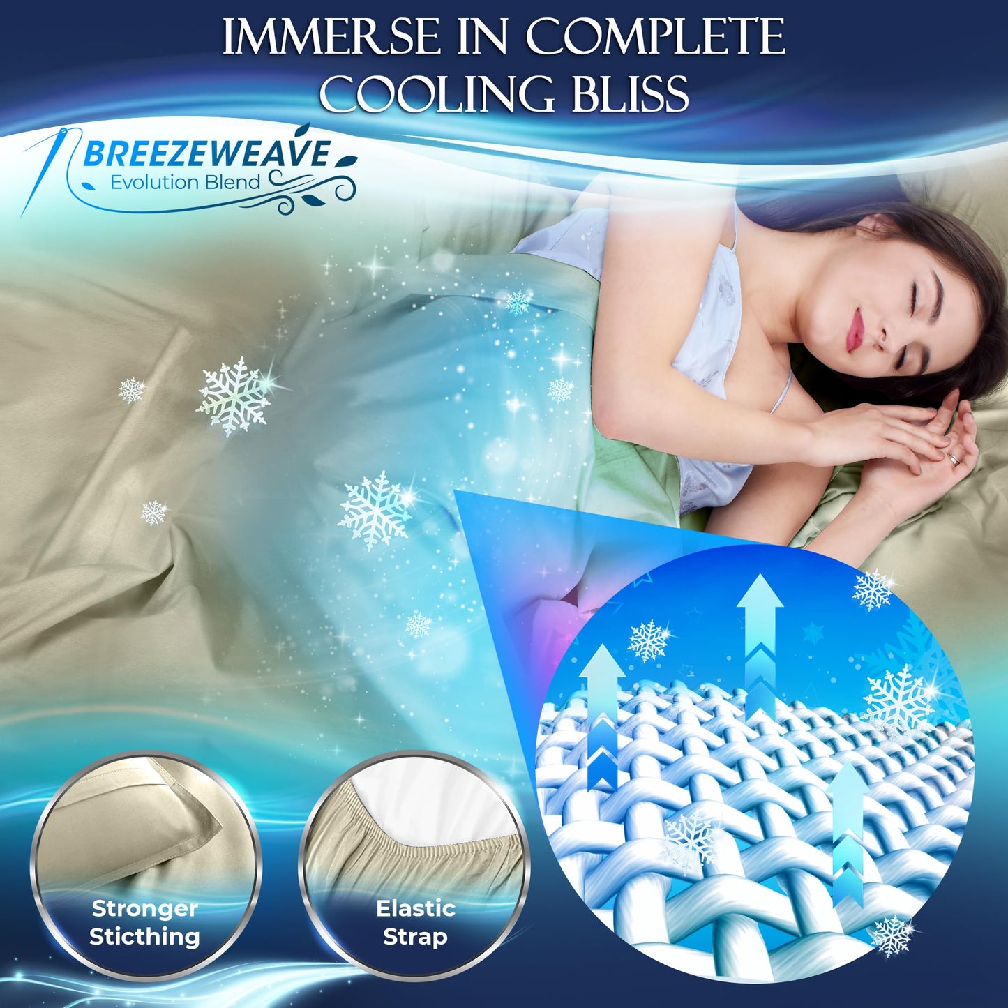 Cooling Sheet Set - Cream