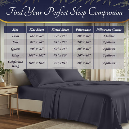 Bamboo Sheet Set - Grey