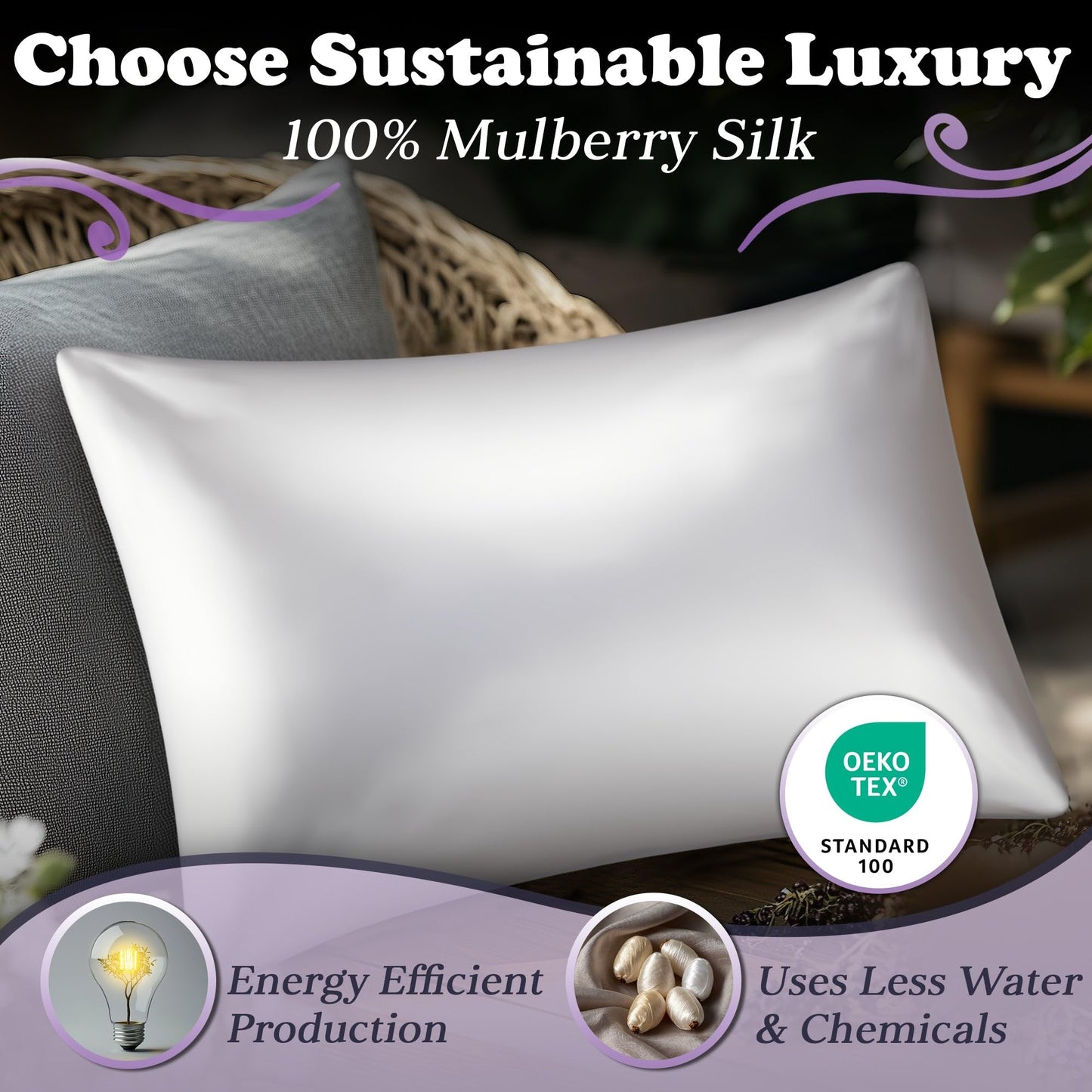 Silk Sleep Pillowcase - White