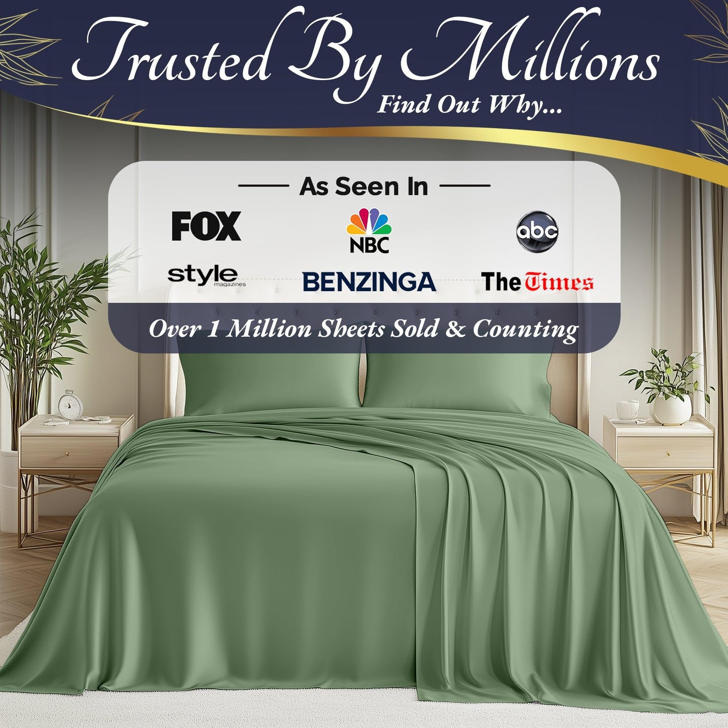 Bamboo Sheet Set - Sage Green