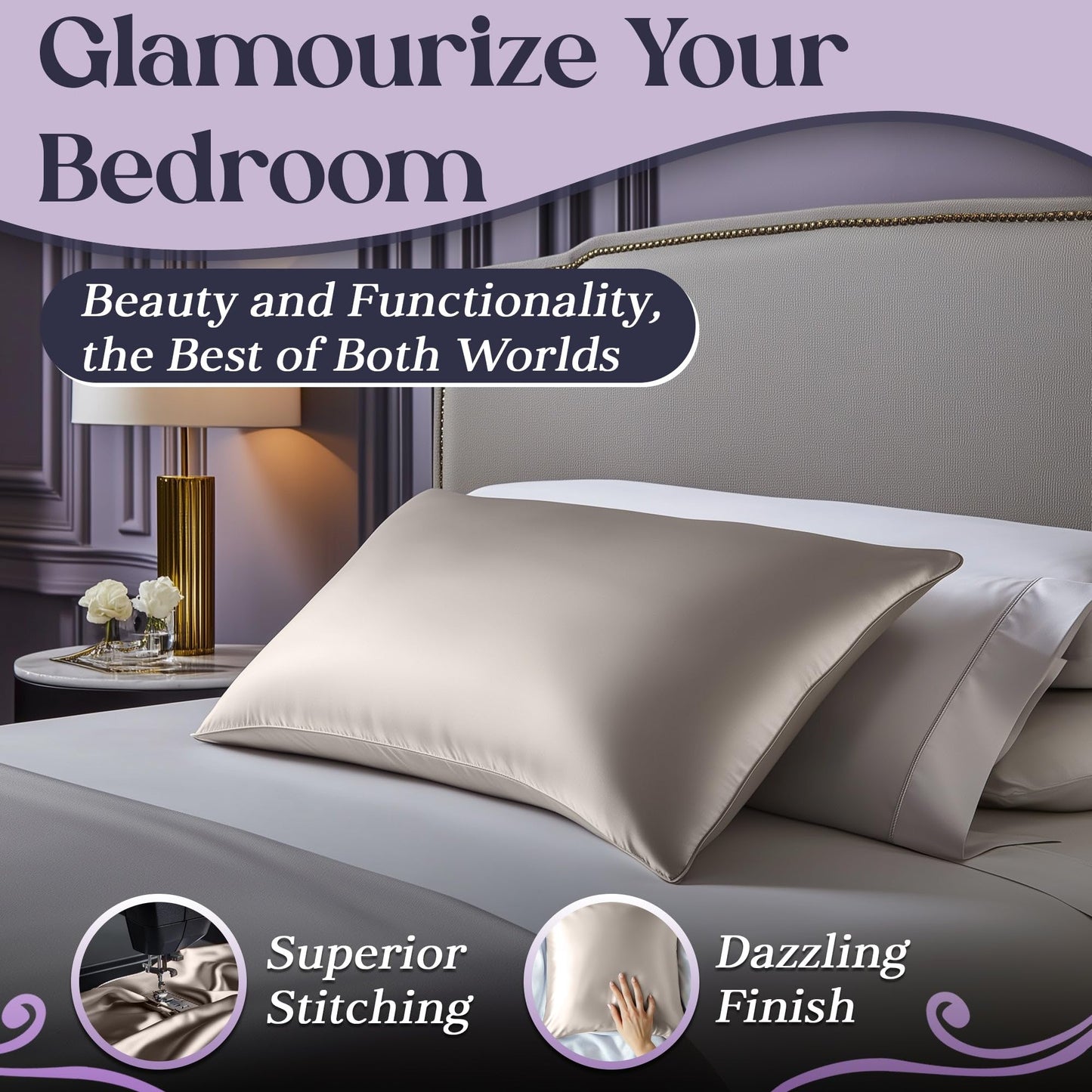 Silk Sleep Pillowcase - Ivory