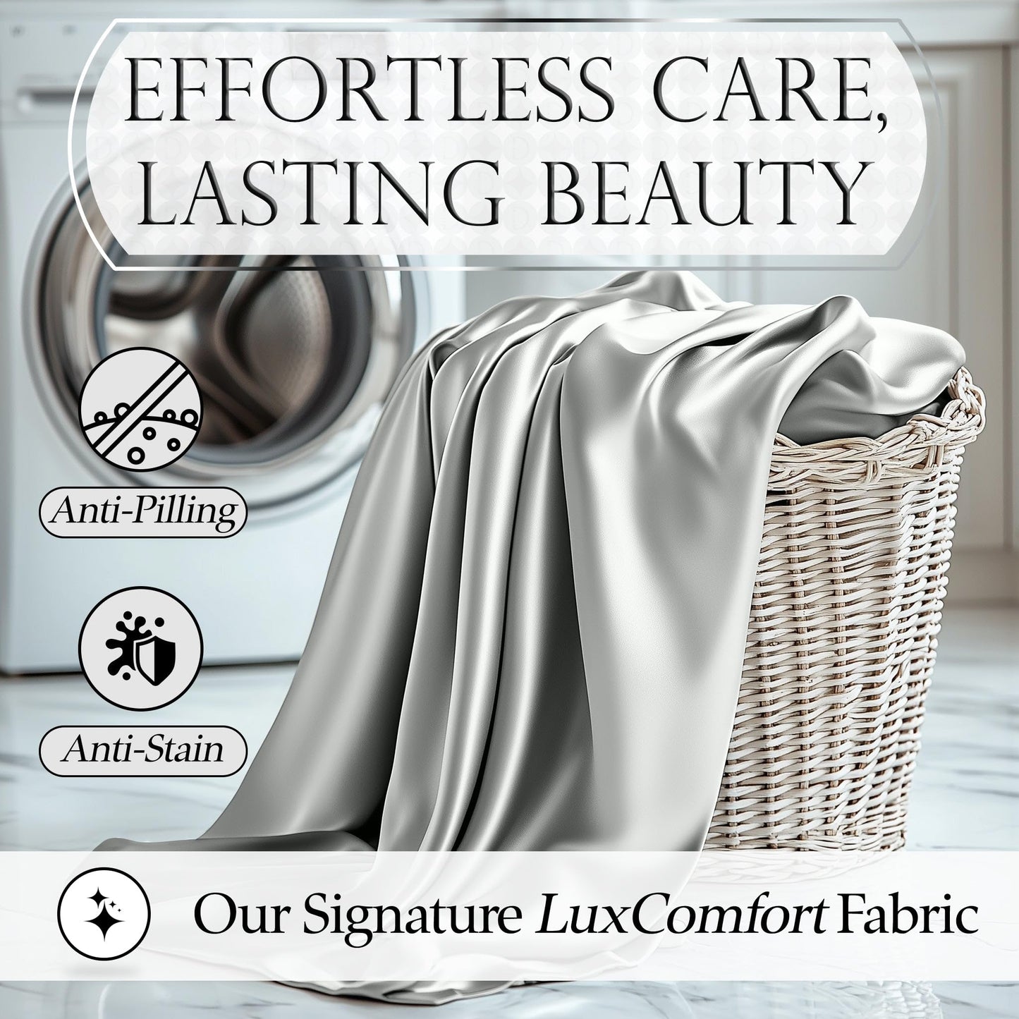 Satin Sheet Set - Grey