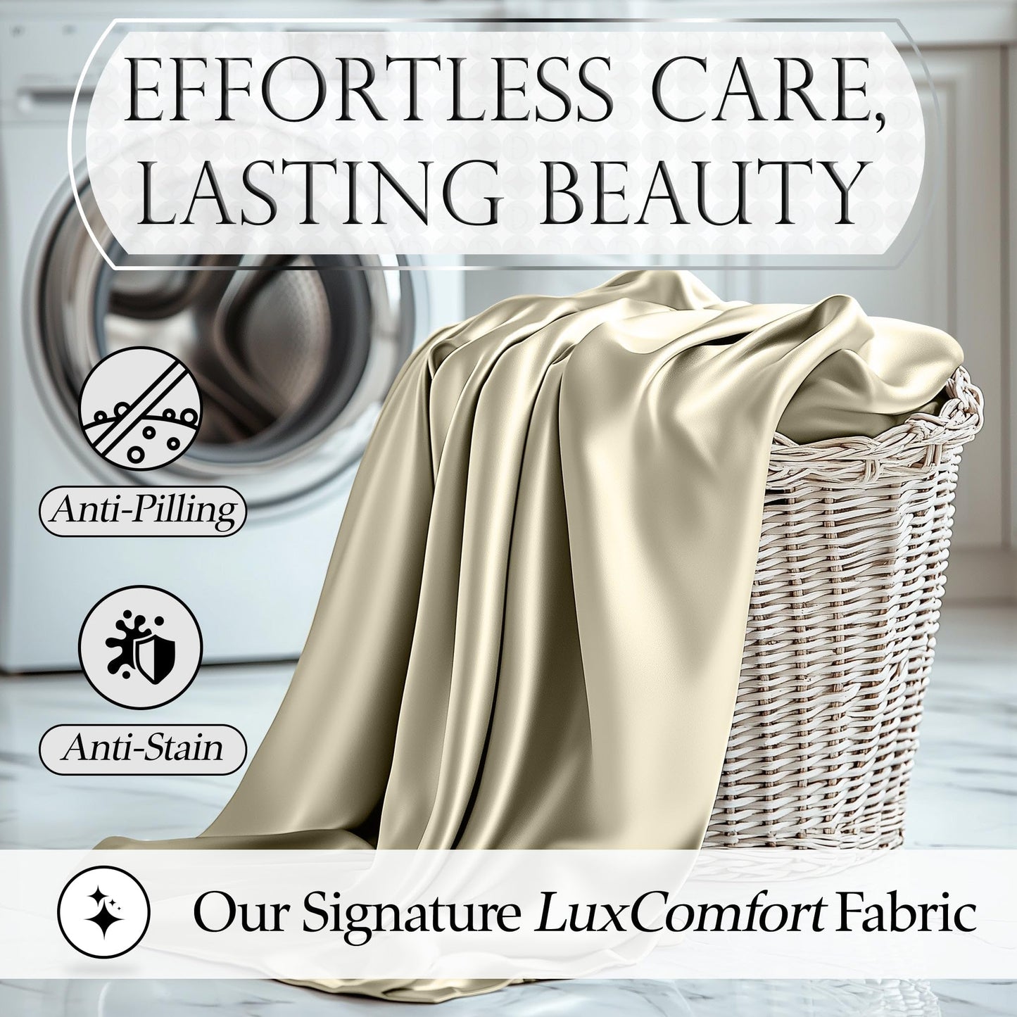 Satin Sheet Set - Champagne