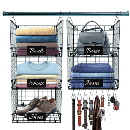 Hanging Closet Organizer - Adjustable