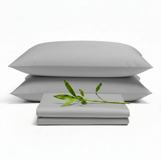 Bamboo Sheet Set - Light Grey