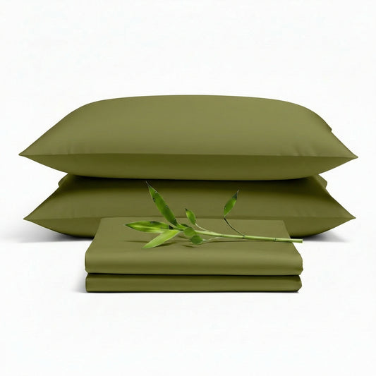 Bamboo Sheet Set - Light Olive