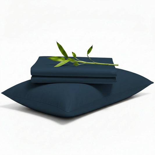 Bamboo Sheet Set - Navy Blue