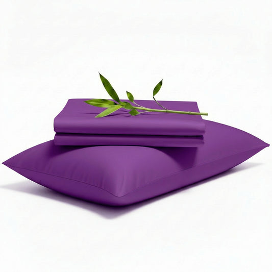 Bamboo Sheet Set - Purple