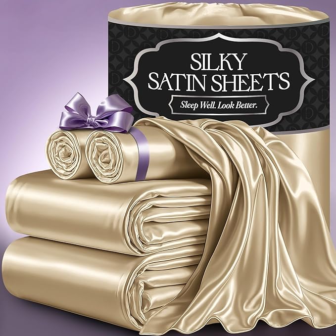 Satin Sheet Set - Ivory