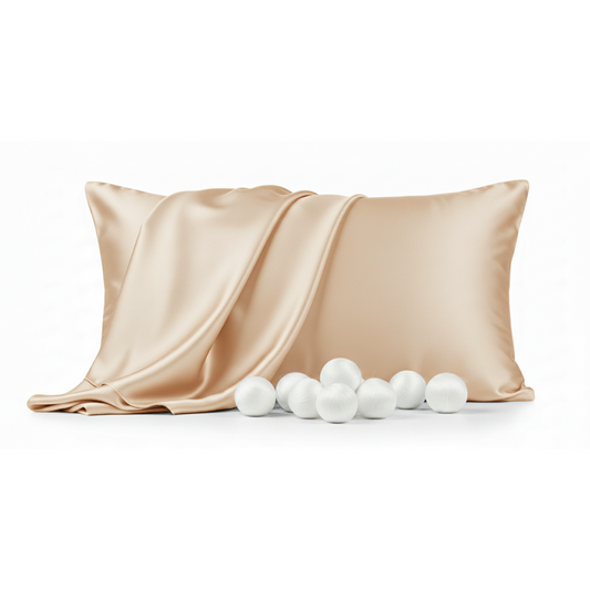 Silk Sleep Pillowcase - Champagne
