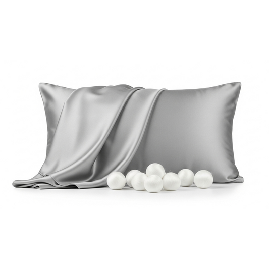 Silk Sleep Pillowcase - Grey